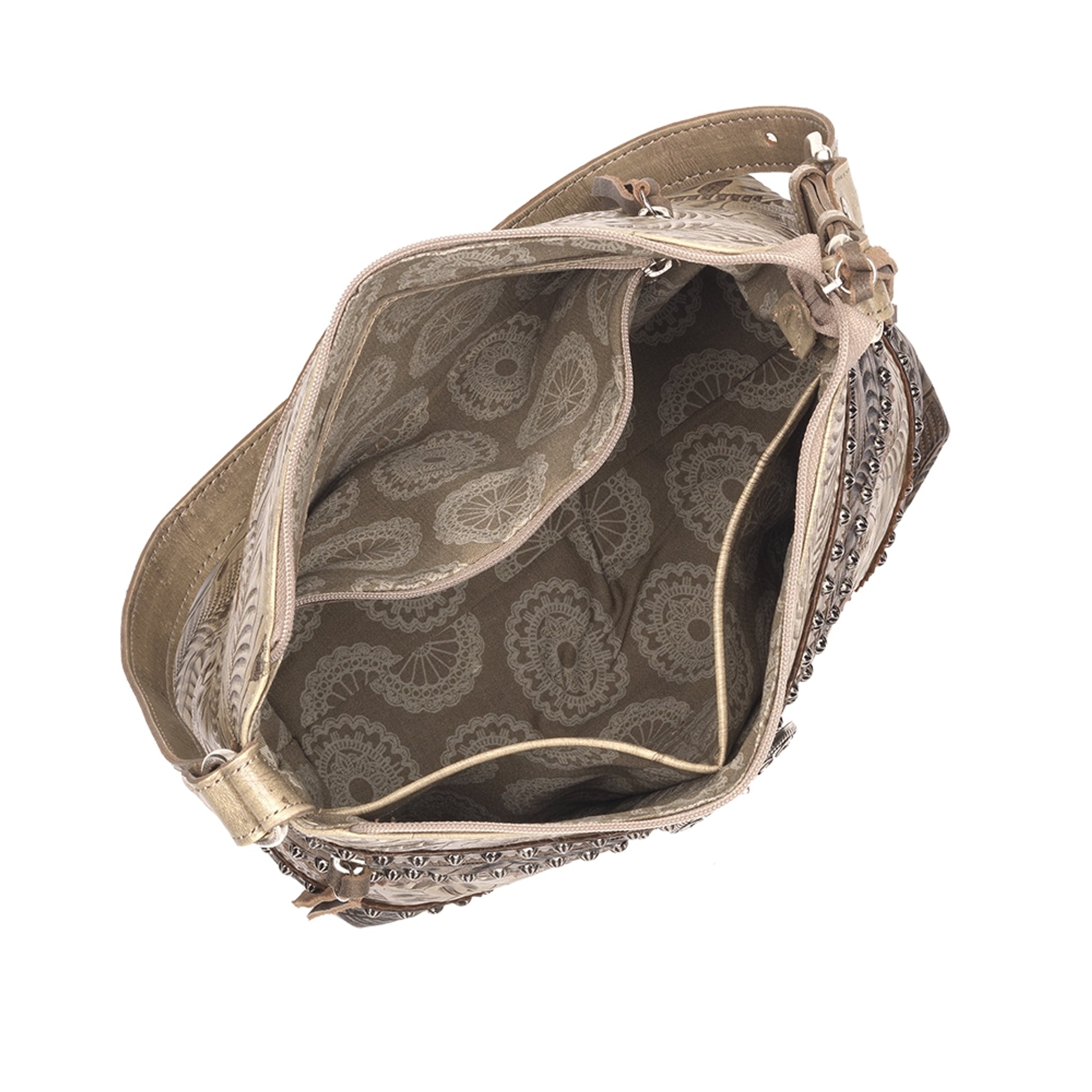 American West Saddle Ridge Zip Top Shoulder Bag