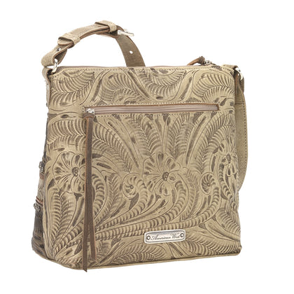 American West Saddle Ridge Zip Top Shoulder Bag