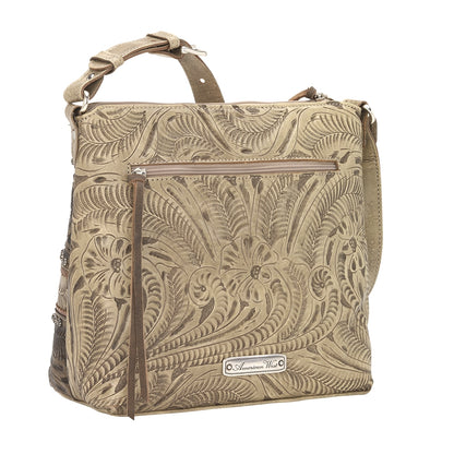 American West Saddle Ridge Zip Top Shoulder Bag