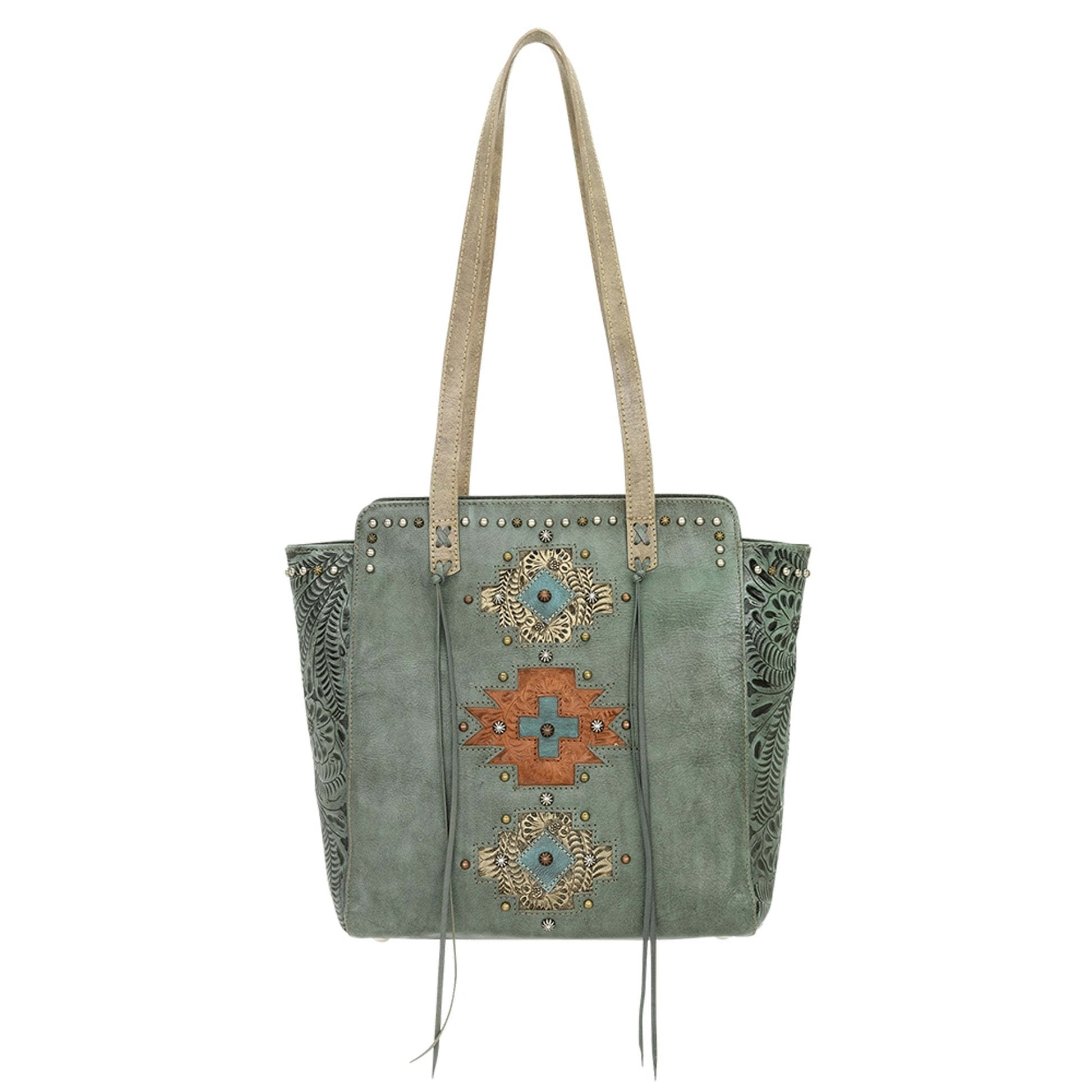 American West Navajo Soul Zip Top Tote