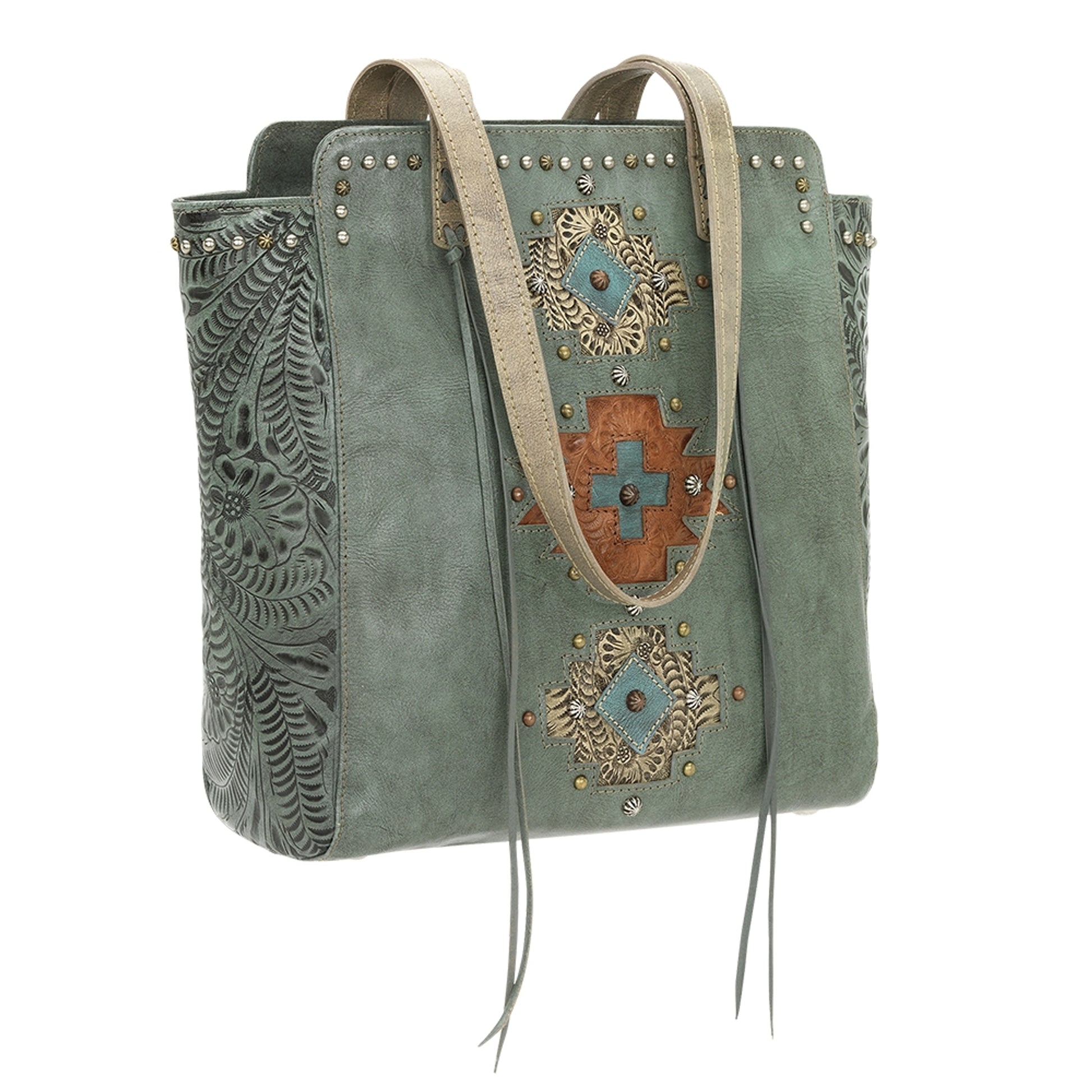American West Navajo Soul Zip Top Tote