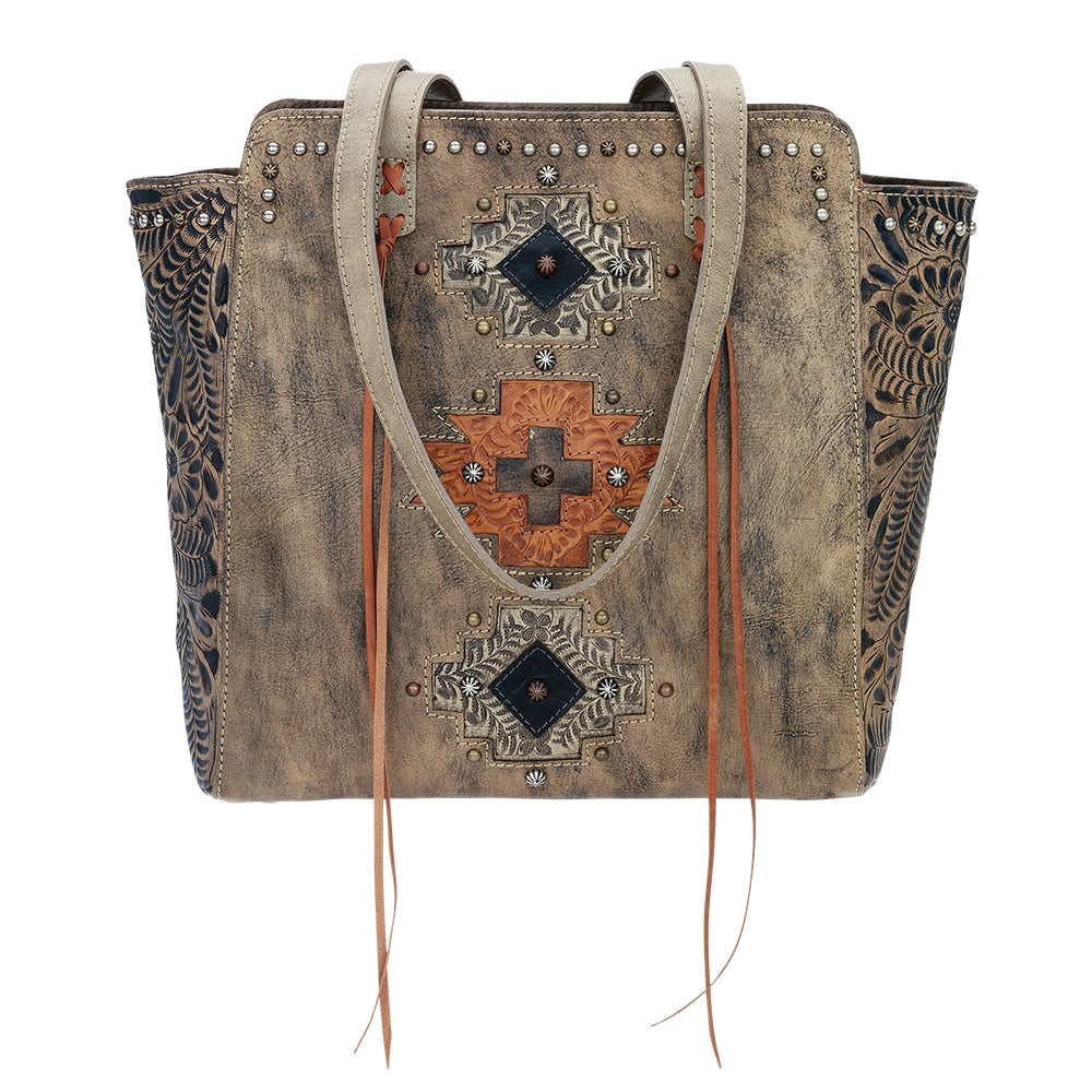 American West Navajo Soul Zip Top Tote
