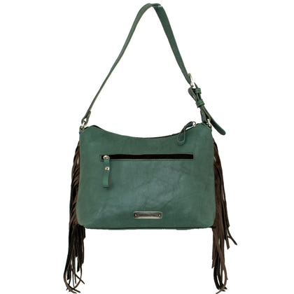 American West Gypsy Patch Zip Top Shoulder Bag