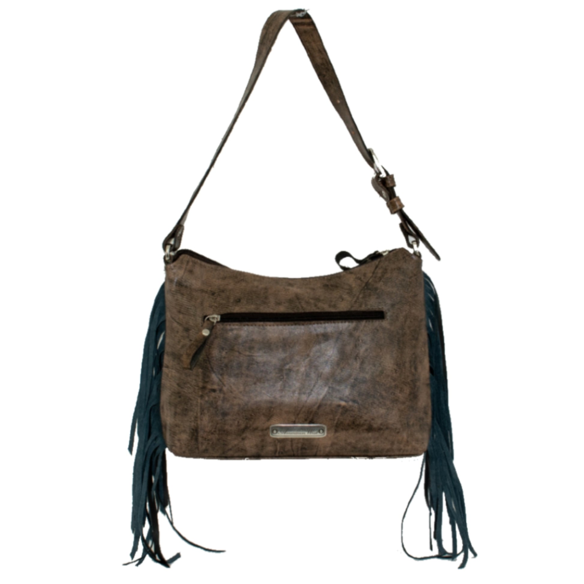 American West Gypsy Patch Zip Top Shoulder Bag