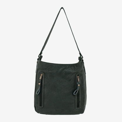 American West Midnight Copper Soft Zip Top Shoulder Hobo