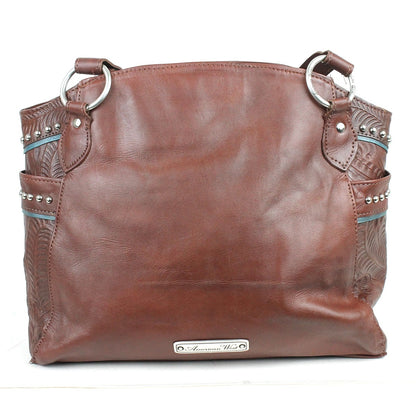 American West Lady Lace Half Moon Tote