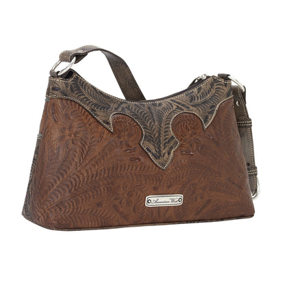 American West Desert Wildflower Zip Top Shoulder Bag