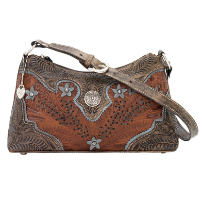 American West Desert Wildflower Zip Top Shoulder Bag