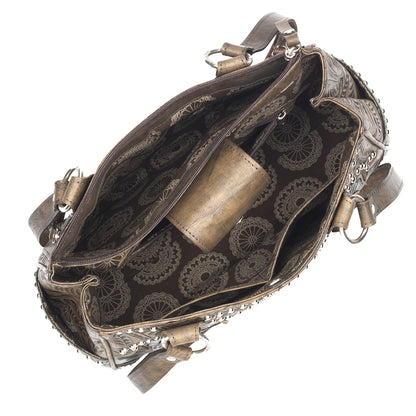 American West Annie's Secret Collection Multi-Compartment Tote with Conceal Carry Pocket on Back