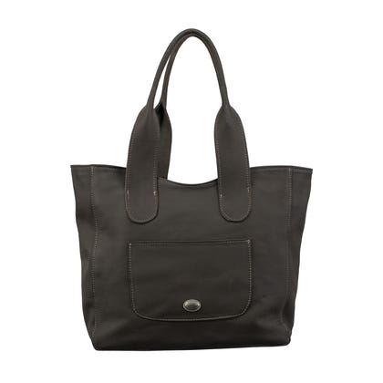American West Pony Large Zip-Top Tote with Hair-On Hide