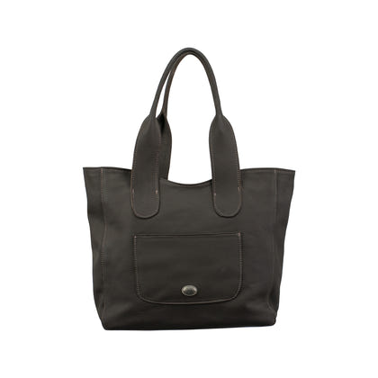 American West Pony Large Zip-Top Tote with Hair-On Hide