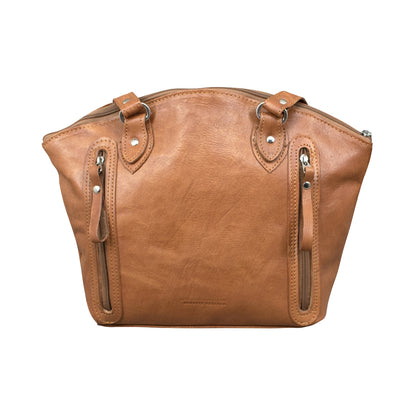 American West Harvest Moon Zip Top Bucket Tote with Conceal Carry Pocket on Back