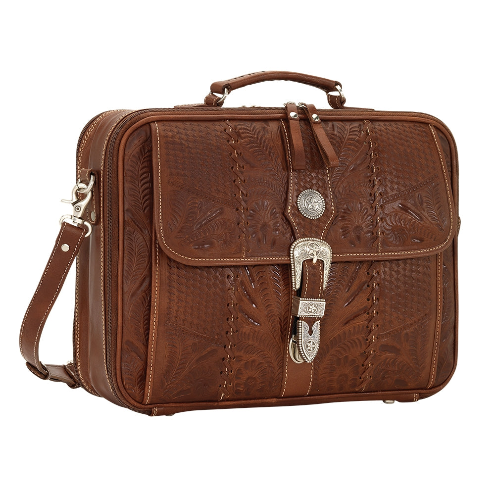 American West Classic Travel Laptop Briefcase
