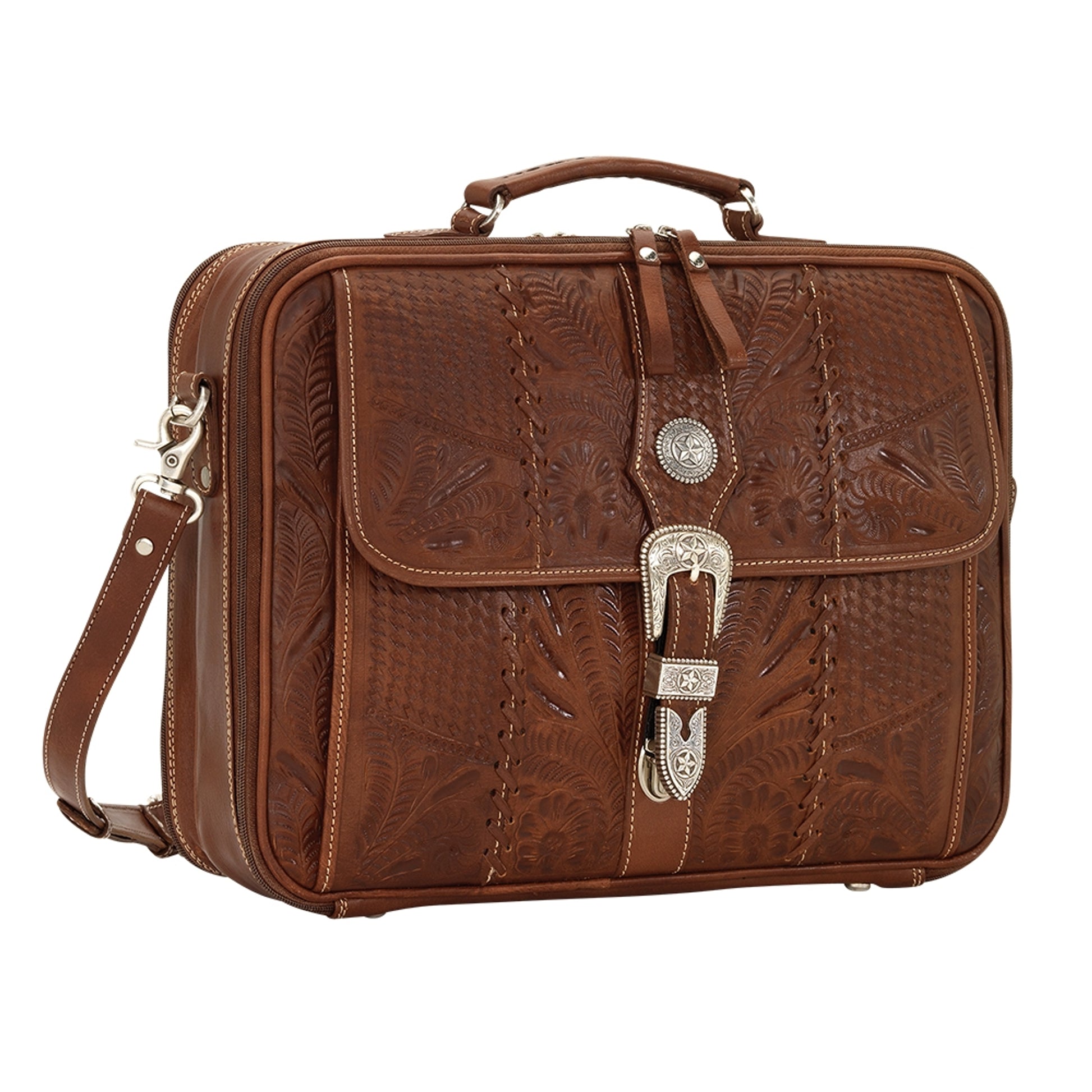 American West Classic Travel Laptop Briefcase