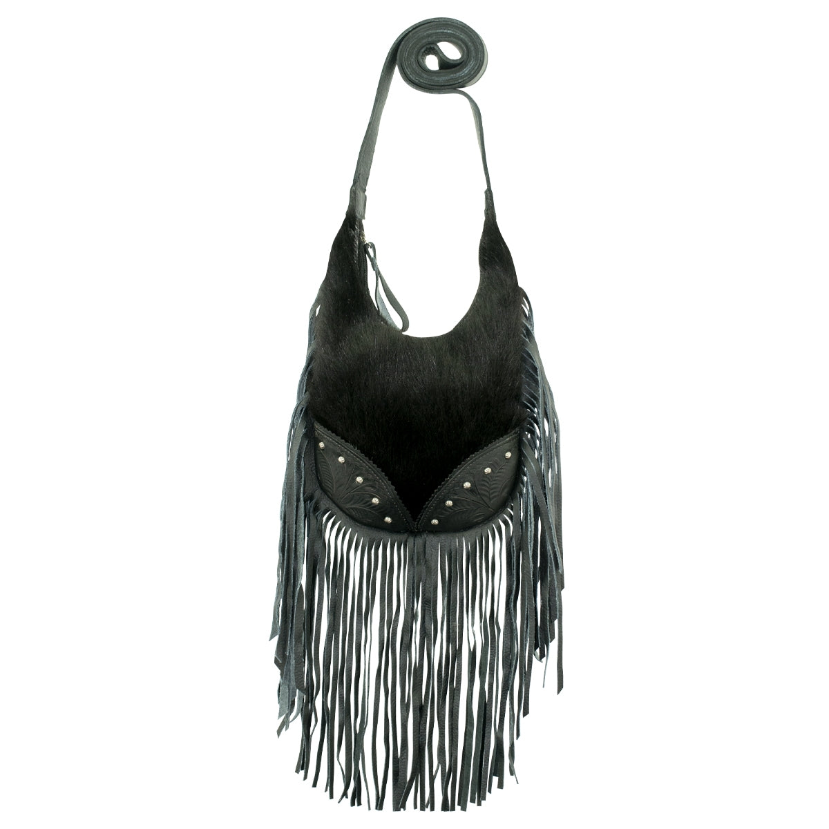 American West Fringed Cowgirl Crossbody with Fringe
