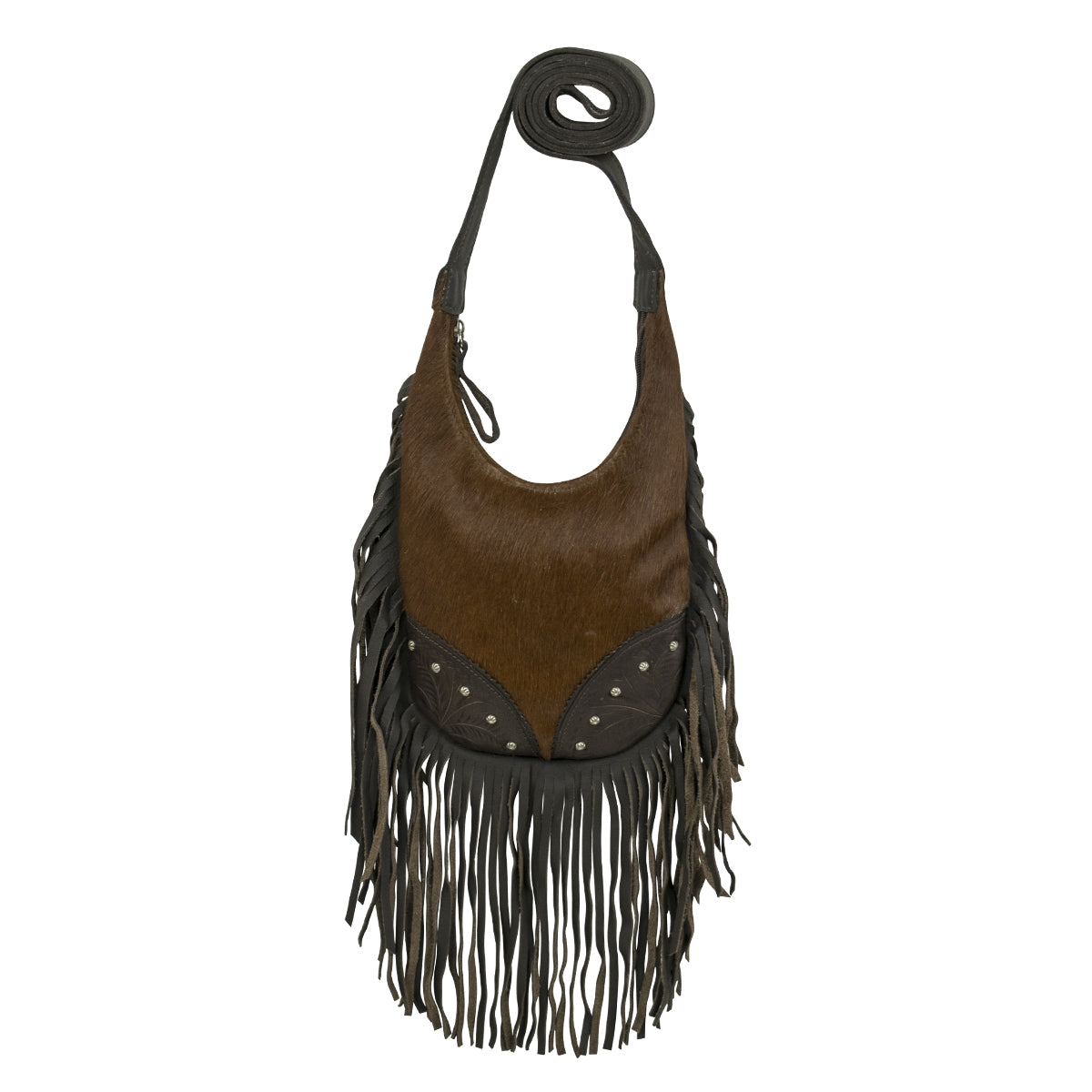 American West Fringed Cowgirl Crossbody with Fringe