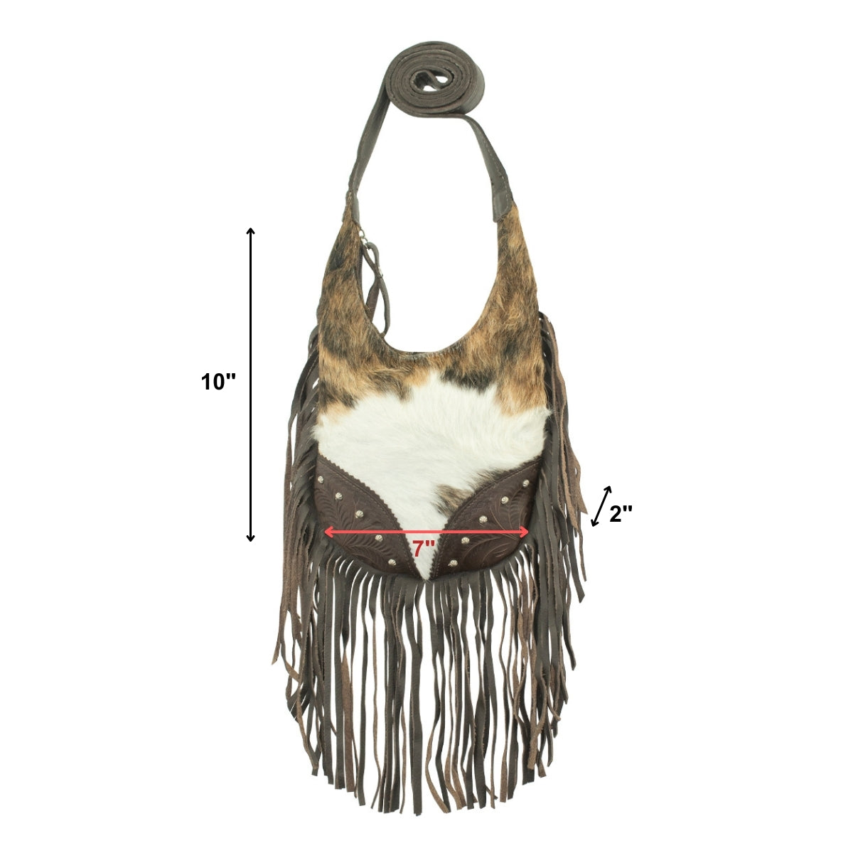 American West Fringed Cowgirl Crossbody with Fringe