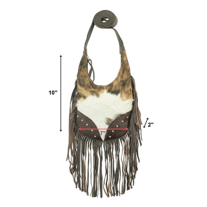 American West Fringed Cowgirl Crossbody with Fringe