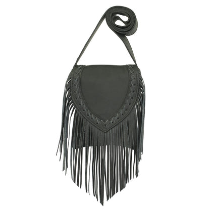 American West Fringed Cowgirl Crossbody with Fringe