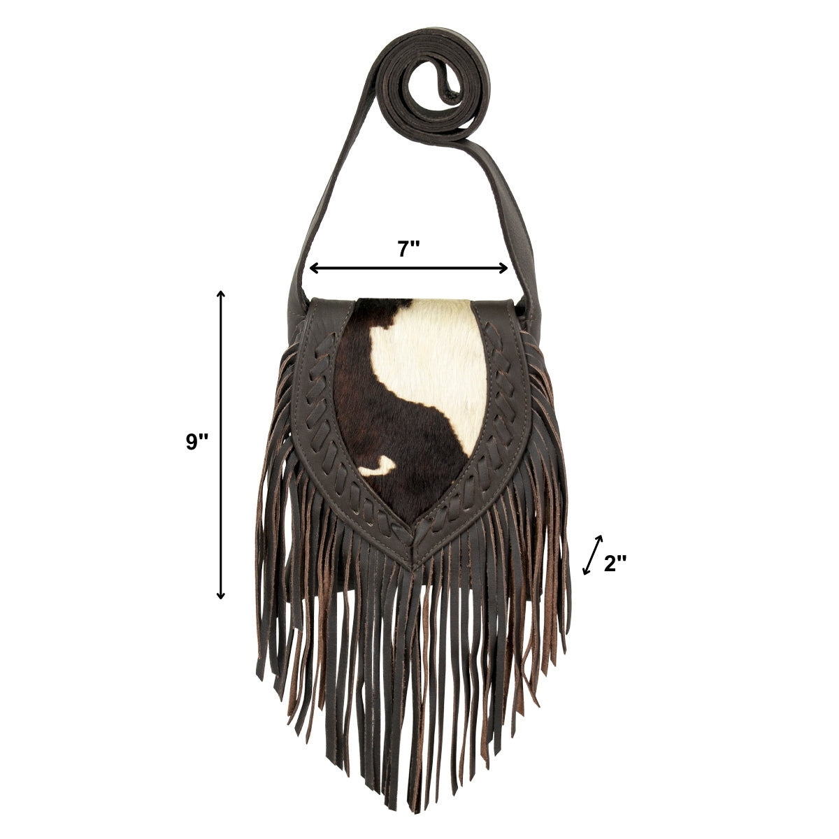 American West Fringed Cowgirl Crossbody with Fringe