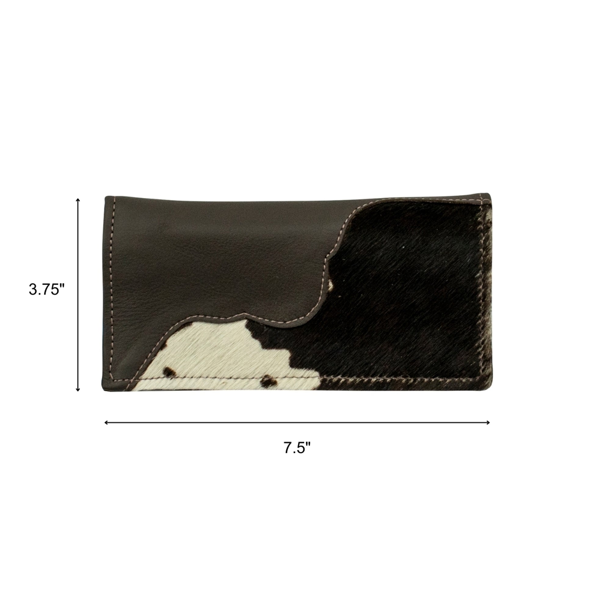 American West Mens Rodeo Wallet with Hair-On Hide