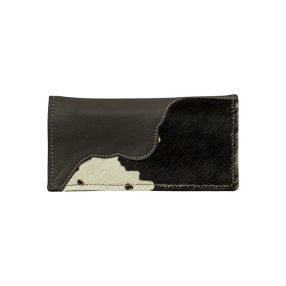 American West Mens Rodeo Wallet with Hair-On Hide