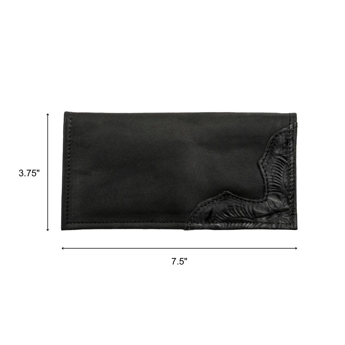 American West Waxed Leather Mens Rodeo Wallet