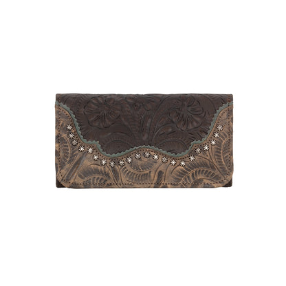 American West Saddle Ridge Ladies Tri-Fold Wallet