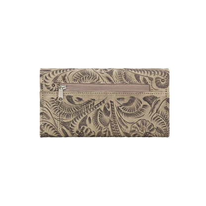 American West Saddle Ridge Ladies Tri-Fold Wallet