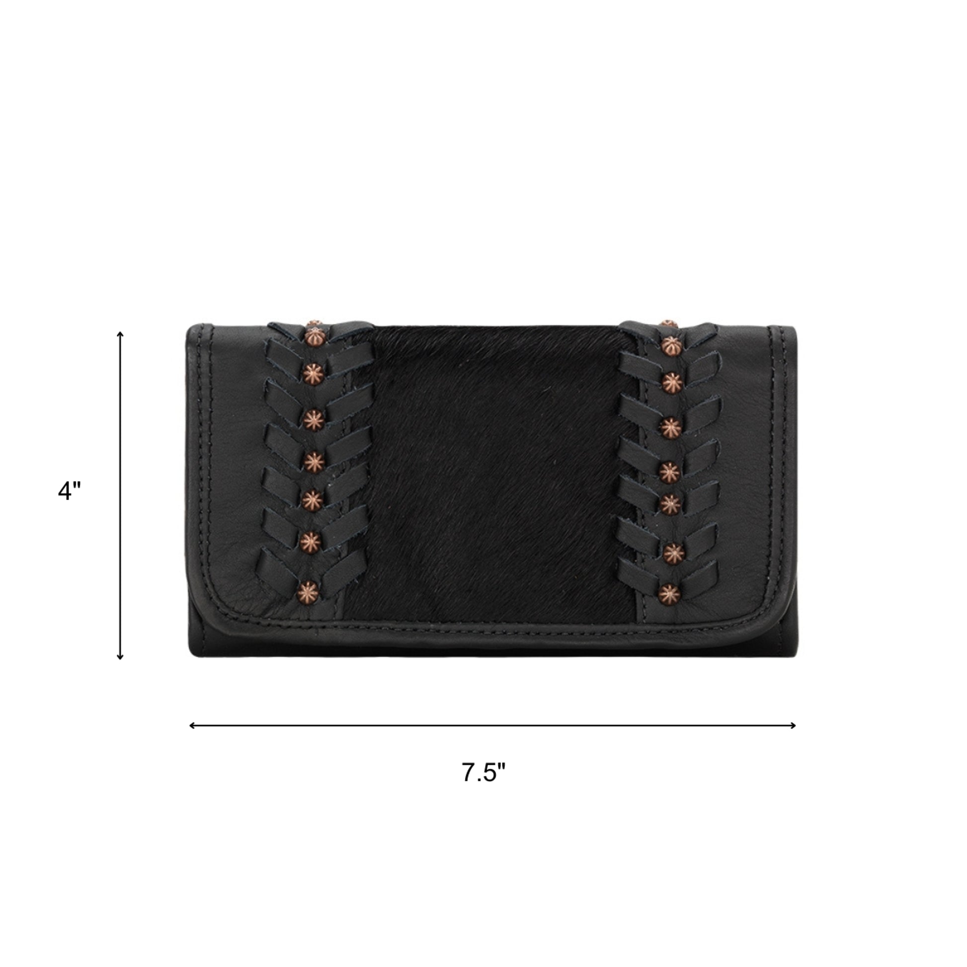 American West Cow Town Tri-Fold Wallet