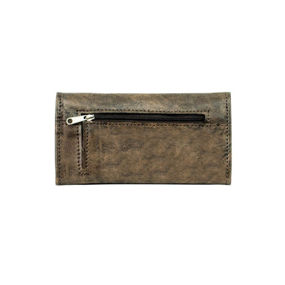 American West Tribal Weave Ladies Tri-Fold Wallet