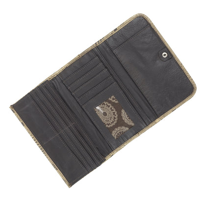 American West Ladies Tri-Fold Wallet