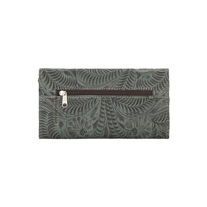 American West Ladies Tri-Fold Wallet