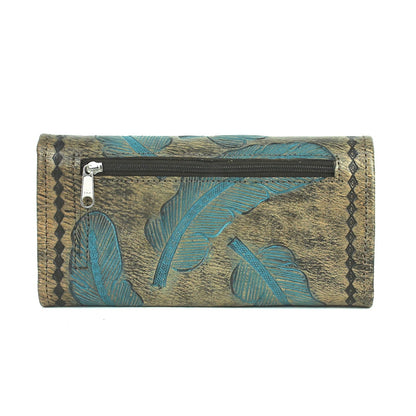 American West Sacred Bird Tri-Fold Wallet