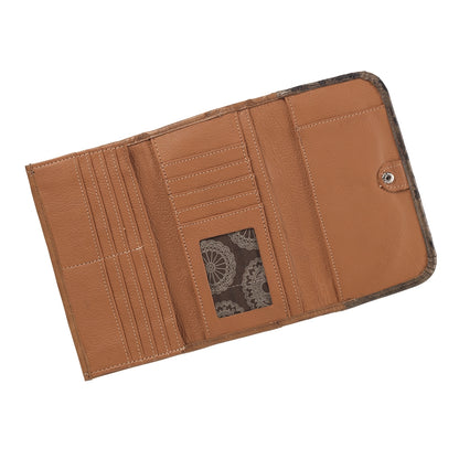 American West Texas Rose Tri-Fold Wallet