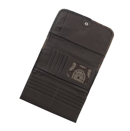 American West Annie's Secret Ladies Tri-Fold Wallet
