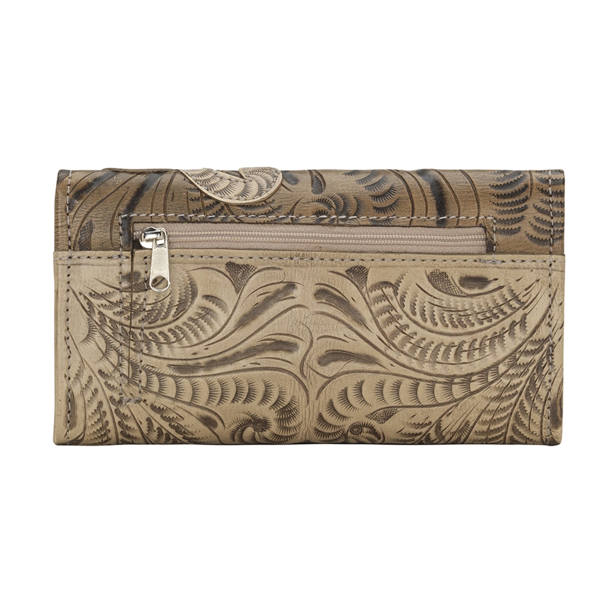 American West Annie's Secret Ladies Tri-Fold Wallet
