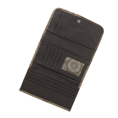 American West Annie's Secret Ladies Tri-Fold Wallet
