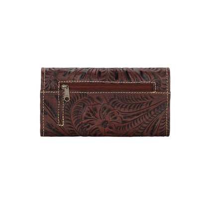 American West Ladies Annie's Secret Tri-Fold Wallet