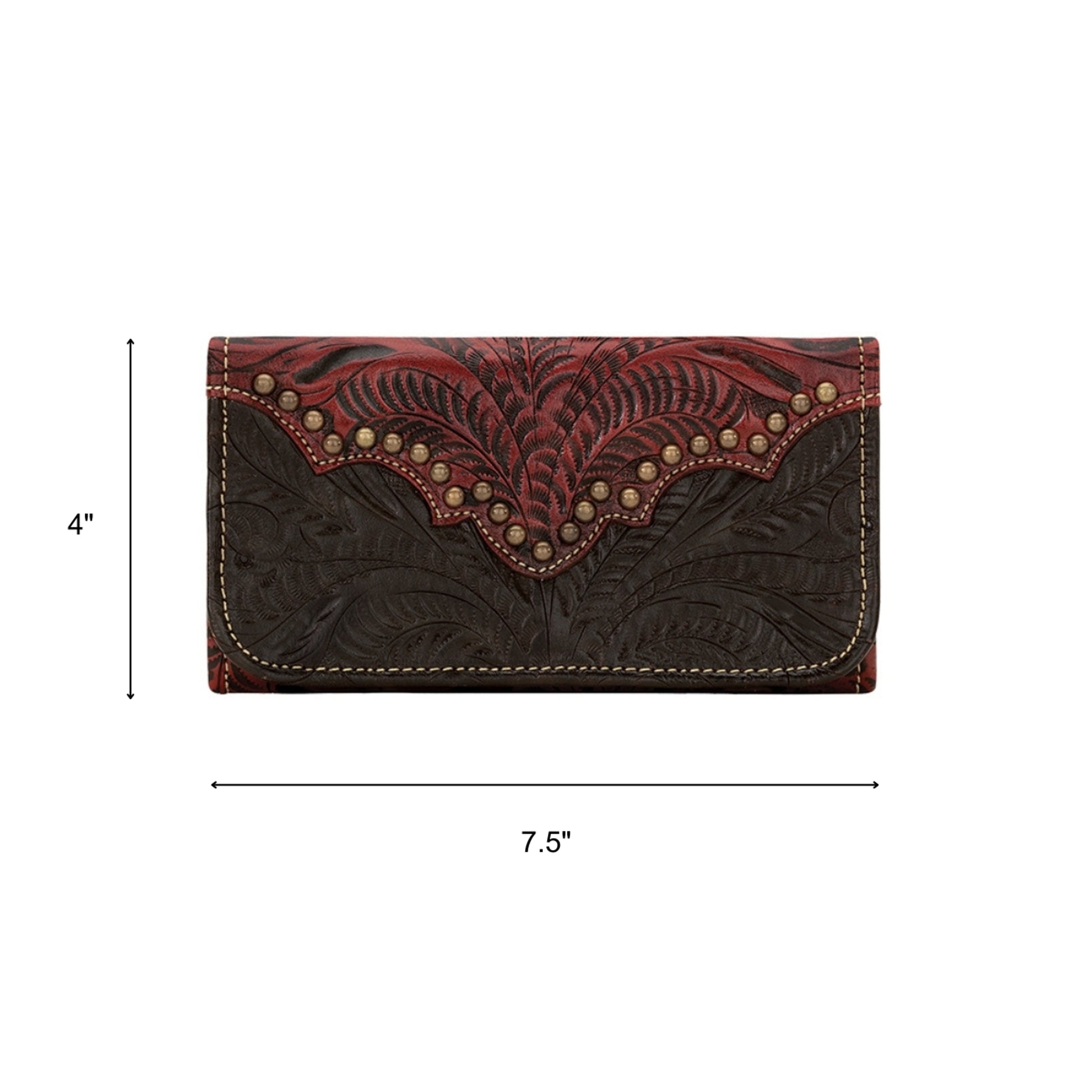 American West Ladies Annie's Secret Tri-Fold Wallet
