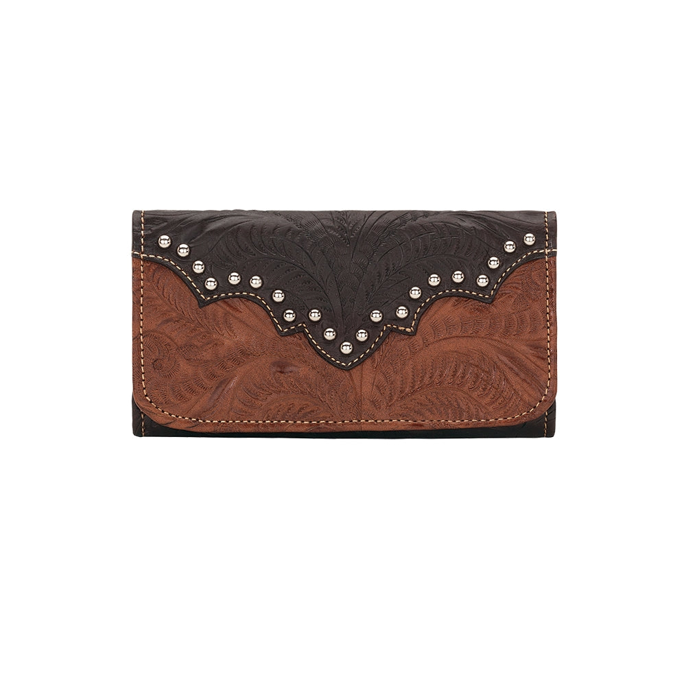 American West Ladies Annie's Secret Tri-Fold Wallet