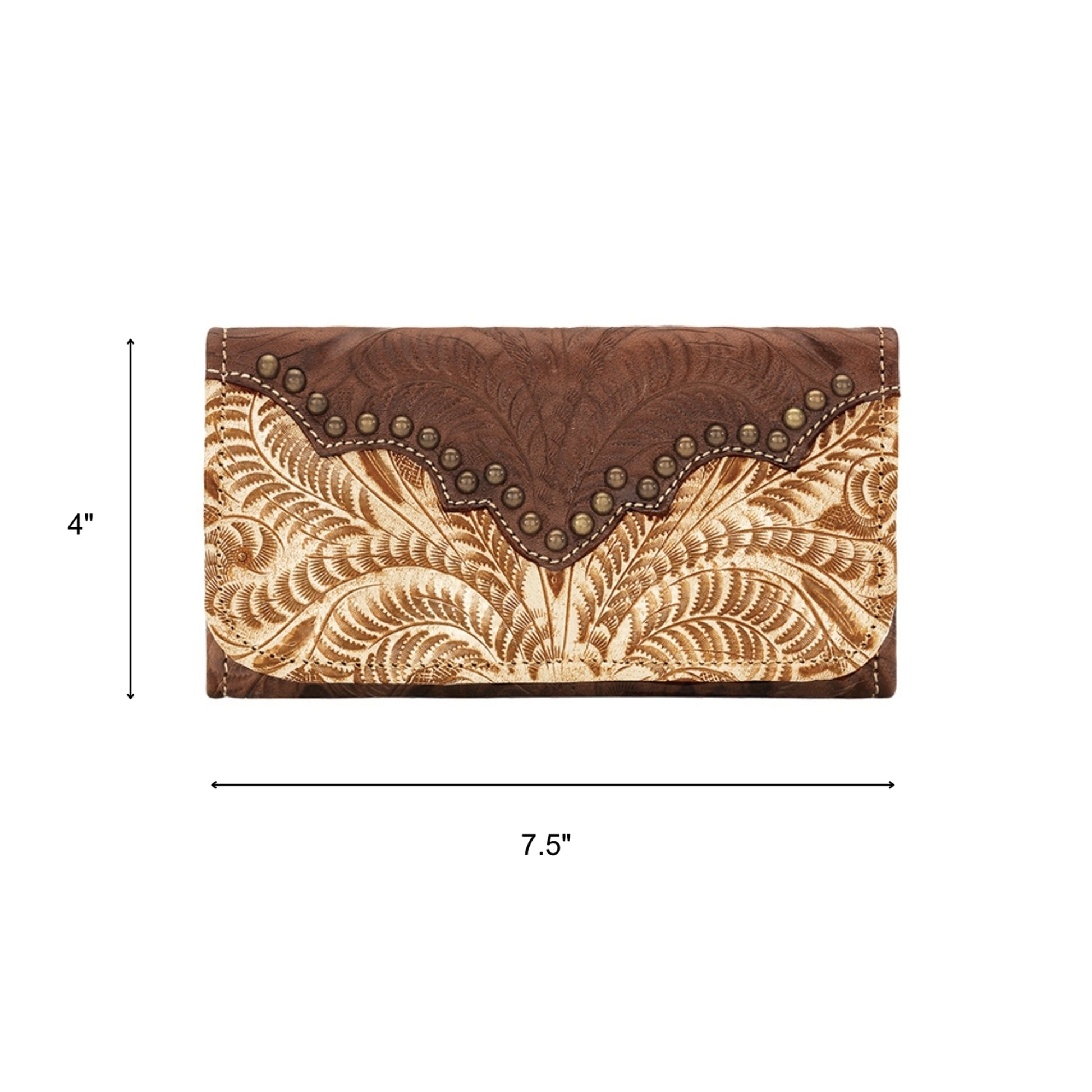 American West Ladies Annie's Secret Tri-Fold Wallet