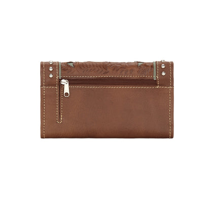 American West Lady Lace Tri-Fold Wallet