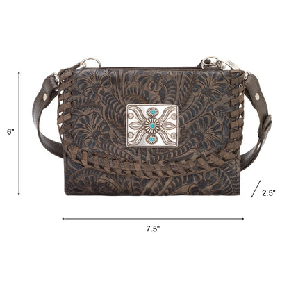 American West Texas Two Step Small Crossbody Bag/Wallet