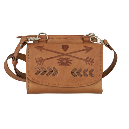 American West Friendship Arrows Small Crossbody Bag/Wallet