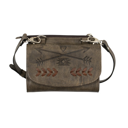 American West Friendship Arrows Small Crossbody Bag/Wallet