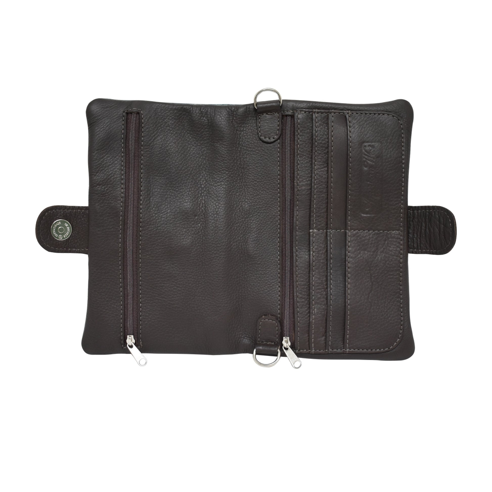 American West Grab and Go Crossbody Foldover Wallet/Crossbody