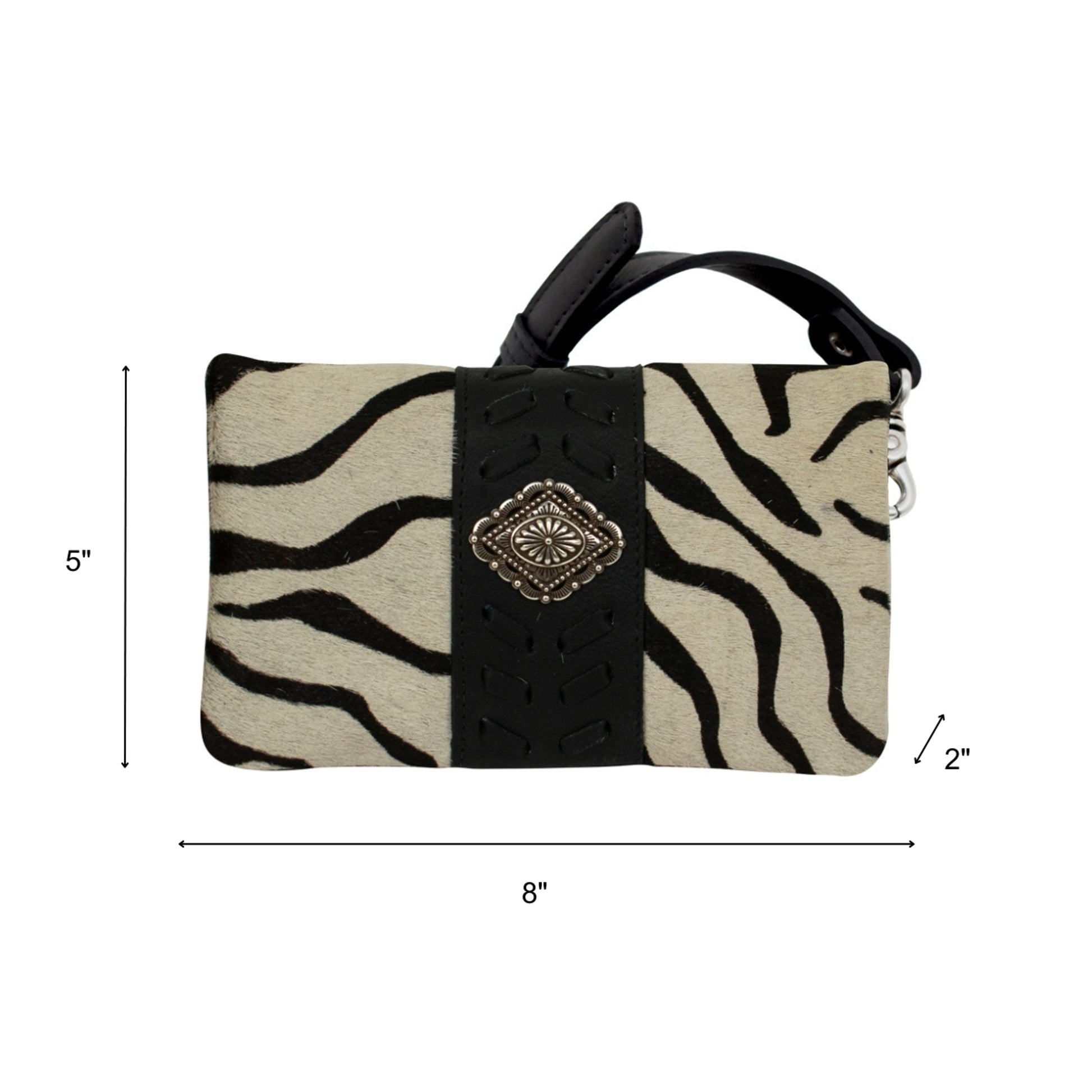 American West Grab and Go Crossbody Foldover Wallet/Crossbody