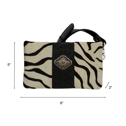 American West Grab and Go Crossbody Foldover Wallet/Crossbody