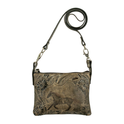 American West Hitchin' Post Crossbody/Hip Bag with Detachable Strap